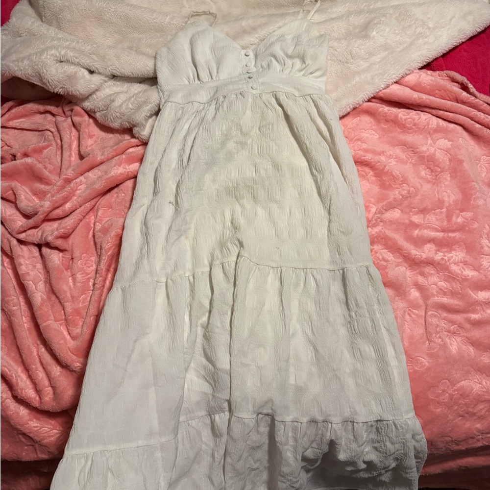 No Comment White Maxi Dress